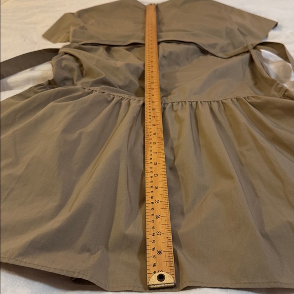 Cute khaki drop-waist Uniqlo dress, size S - Picture 11 of 13